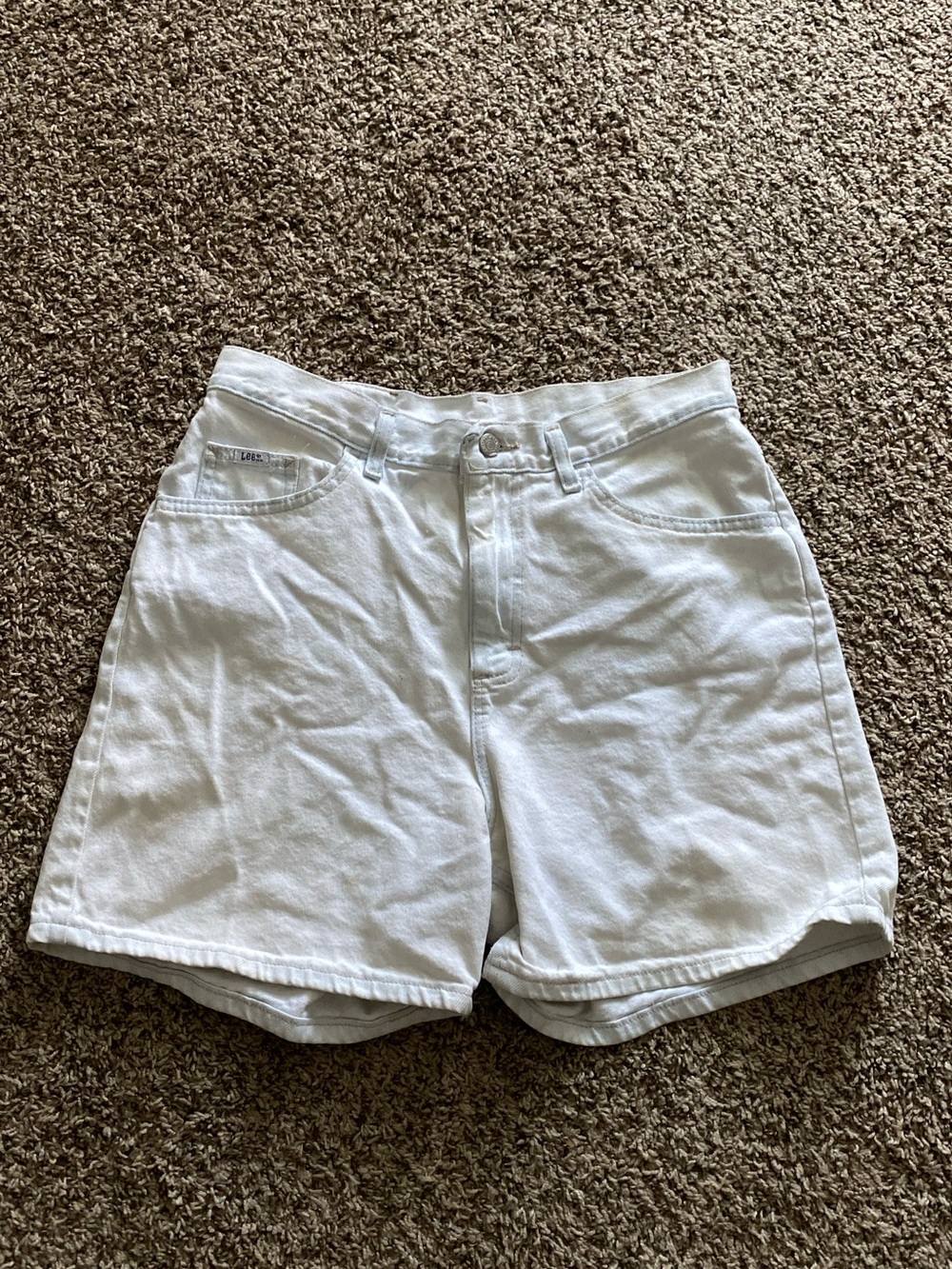 Lee light wash baggy shorts
